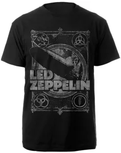 Led Zeppelin T-Shirt Vintage Print LZ1 Black L