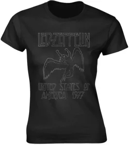 Led Zeppelin T-Shirt Usa 1977 Black XL #1548418