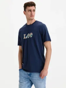 Lee Summer Logo T-Shirt Blau #974464