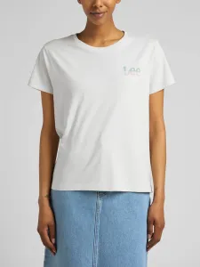 Weiße T-Shirts Lee
