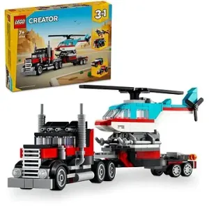 LEGO® Creator 3 v 1 31146 Tieflader mit Hubschrauber