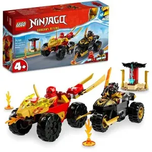 LEGO® NINJAGO® 71789 Verfolgungsjagd mit Kais Flitzer und Ras' Motorrad