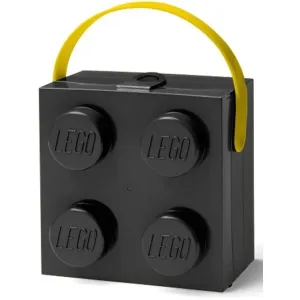 LEGO Storage HANDLE BOX Essensbox, schwarz, größe