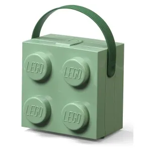 LEGO Storage HANDLE BOX Essensbox, grün, größe