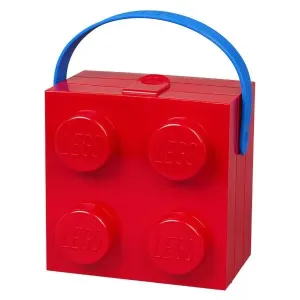 LEGO Storage HANDLE BOX Essensbox, rot, größe