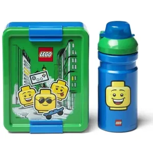 LEGO Storage ICONIC BOY Essensset für die Schule, blau, größe