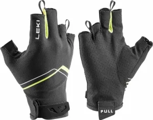 Leki Multi Breeze Short Black/Yellow/White 9 Handschuhe