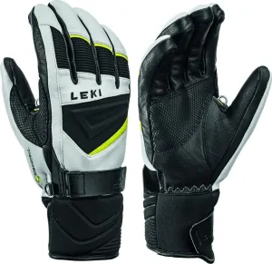 Leki Griffin S White/Black/Lime 10,5 SkI Handschuhe