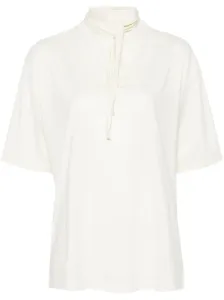 LEMAIRE - Cotton T-shirt With Foulard