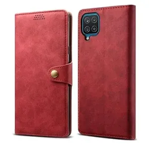 Lenuo Leather Case für Samsung Galaxy A12 - rot
