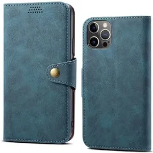 Lenuo Leather Flip Case für iPhone 14 Pro Max - blau