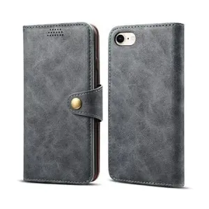 Lenuo Leather für iPhone SE 2020/8/7, Grau
