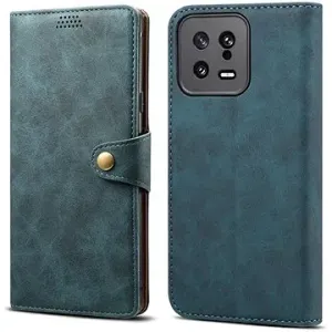 Lenuo Leather Klapphülle für Xiaomi 13, blau