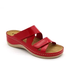 LEONS MAJA Damen Pantoffeln, rot, größe #1361643