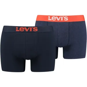 Levi's MEN SOLID BASIC BOXER 2P Boxershorts, dunkelblau, veľkosť M