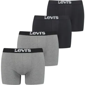 Levi's® SOLID BASIC BRIEF 4P Herren Boxershorts, schwarz, größe #1557405