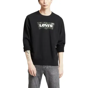 Levi's GRAPHIC CREW B Herren Sweatshirt, schwarz, veľkosť S