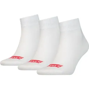 Levi's® MID CUT BATWING LOGO 3P Unisex Socken, weiß, größe #1549908