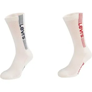 Levi's® REG CUT SPORT LOGO 2P Unisex  Socken, weiß, größe #1155623