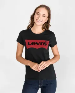 Levi's CORE THE PERFECT TEE Damenshirt, schwarz, veľkosť S