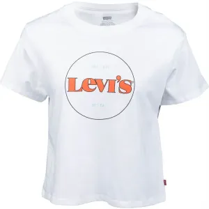 Levi's® GRAPHIC VARSITY TEE NEW CIRCLE Damenshirt, weiß, größe #1164398
