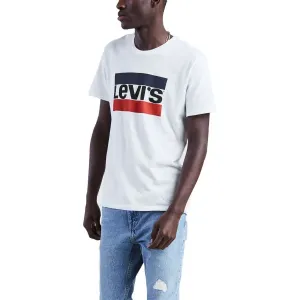 Levi's SPORTSWEAR LOGO GRAPHIC Herrenshirt, weiß, veľkosť 2XL