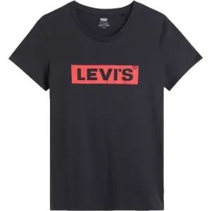 Levi's® THE PERFECT TEE BOX TAB 2.2 Damenshirt, schwarz, größe