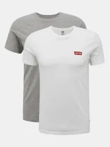 Levi's® T-Shirt 2 Stk Weiß Grau