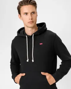 Levi's NEW ORIGINAL HOODIE CORE Herren Sweatshirt, schwarz, veľkosť L