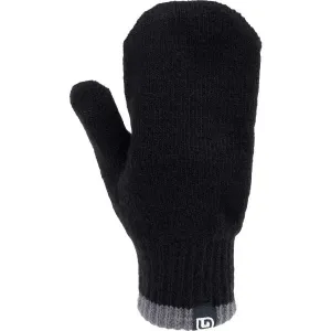 Lewro ULY Gestrickte Handschuhe für Kinder, schwarz, veľkosť UNI