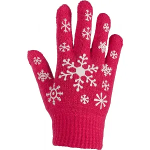 Lewro ARIADNA Gestrickte Handschuhe für Kinder, rot, größe