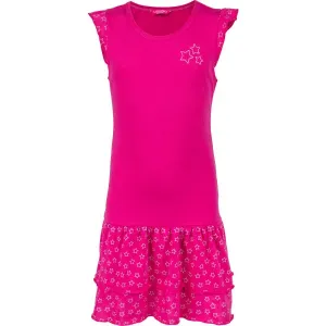 Lewro TOSCA Mädchenkleid mit Rüschen, rosa, größe #184243