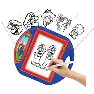 Lexibook Super Mario Zeichenprojektor mit Schablonen und Stempeln