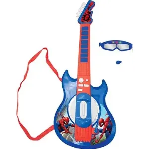 Lexibook Spider-Man Elektronische Leuchtgitarre mit Mikrofon in Form einer Brille