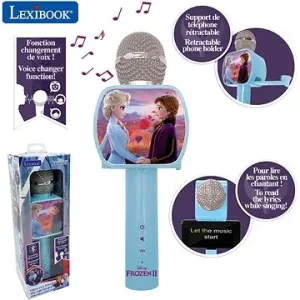 Lexibook Frozen Kabelloses Mikrofon mit Bluetooth Lautsprecher