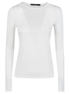 LIVIANA CONTI - Long Sleeve Cotton Blend T-shirt