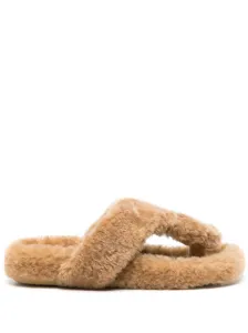 LOEWE - Faux Fur Slides Sandals #1431404