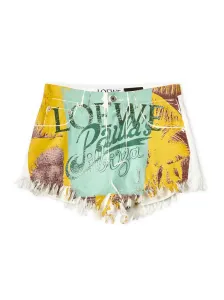 LOEWE PAULA'S IBIZA - Printed Denim Shorts #998064