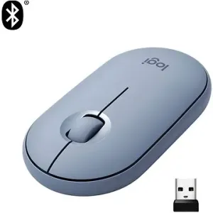Logitech Pebble M350 Wireless Mouse - denim