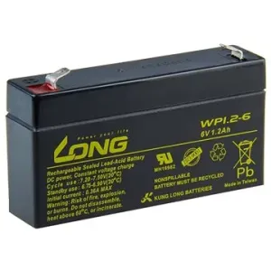 Long 6V 1.2Ah Bleibatterie F1 (WP1.2-6)