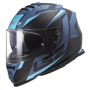 LS2 FF800 Storm II Racer Matt Blue Full Face Helmet Größe M
