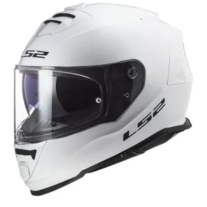 LS2 FF800 Storm II Solid White Full Face Helmet Größe M