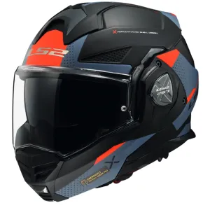 LS2 FF901 Advant X Oblivion Matt Black Blue Modular Helmet L