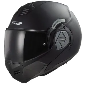 LS2 FF906 Advant Solid Matt Black Modular Helmet With LS2-4X UCS Größe 3XL