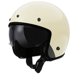 LS2 OF601 Bob II Solid Cream 06 Jet Helmet Größe 2XL