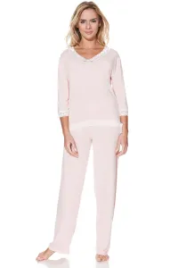 Damenpyjama aus Bambus ROZALIE Rosa / Pink M