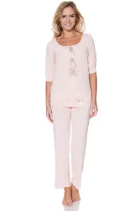 Damenpyjama aus Bambus SERENA Rosa / Pink S
