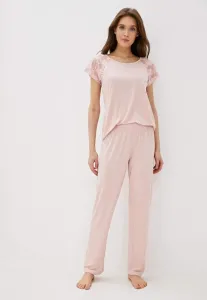 Damenpyjama aus Bambus SUSANA Rosa / Pink M