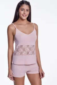 Damenpyjama aus Bambus SOFIA Rosa / Pink XL