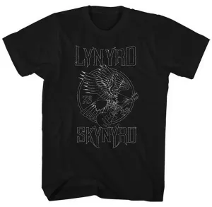 Lynyrd Skynyrd T-Shirt Eagle Guitar 73 2XL Schwarz